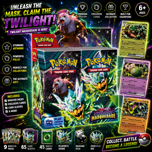 Pokémon TCG Scarlet & Violet: Twilight Masquerade Booster Box – 36 Sealed Booster Packs