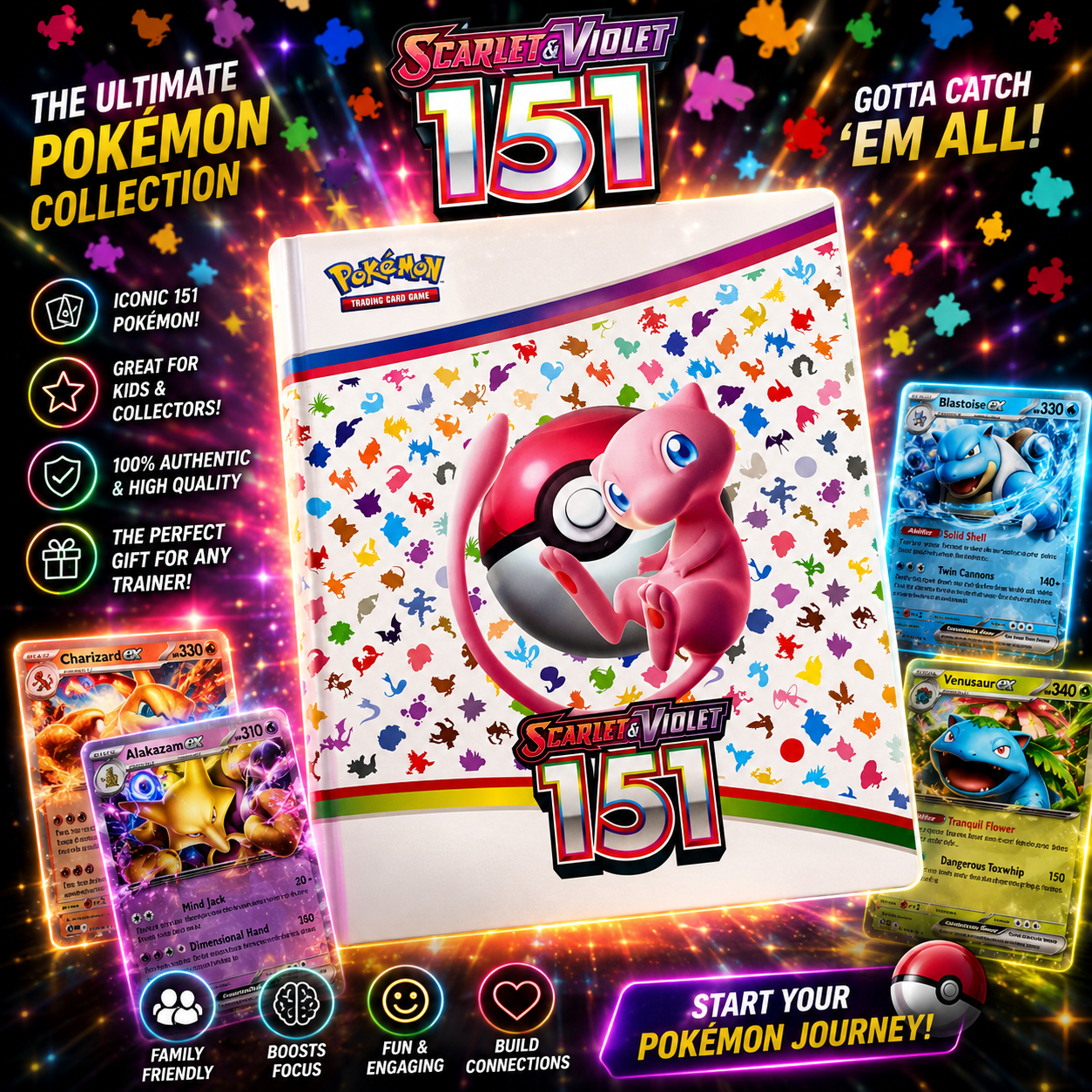 Pokémon Scarlet & Violet 151 Complete Master Set (English) – All Cards Included | No Promos