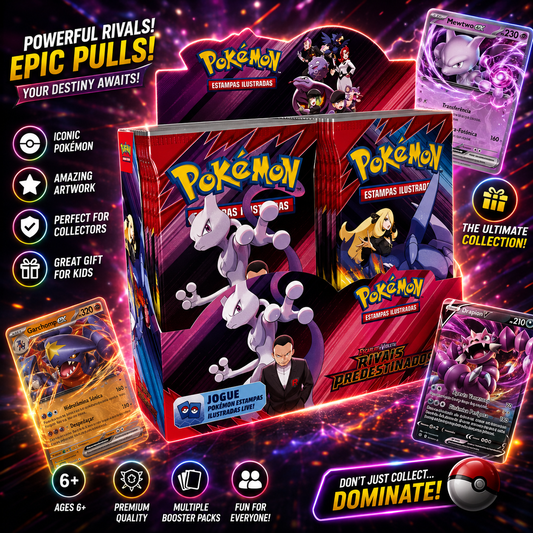 Pokémon EV10 Destined Rivals Booster Box Display – 36 Portuguese Booster Packs